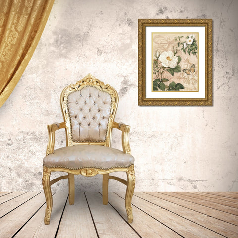 Gardeners Gift II Gold Ornate Wood Framed Art Print with Double Matting by Han, Ching