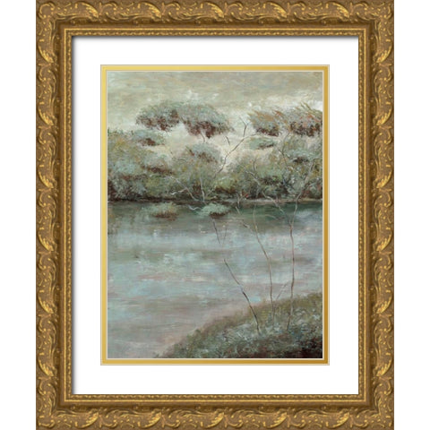 Grafton Woods II Gold Ornate Wood Framed Art Print with Double Matting by Roth, Jack