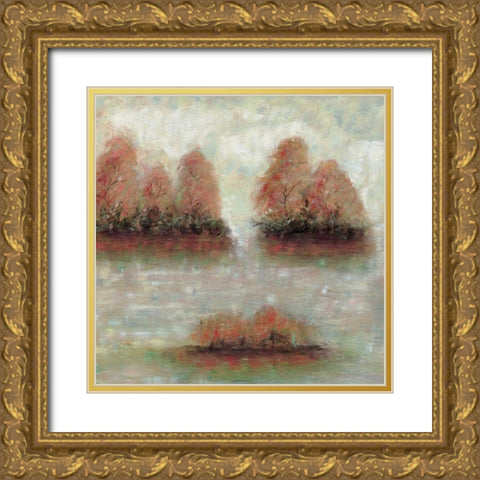 Tamarac Shores I Gold Ornate Wood Framed Art Print with Double Matting by Roth, Jack
