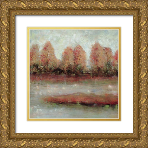Tamarac Shores II Gold Ornate Wood Framed Art Print with Double Matting by Roth, Jack