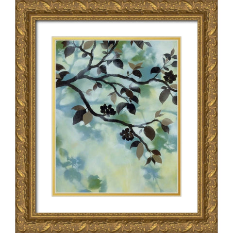 Evening Shadows I Gold Ornate Wood Framed Art Print with Double Matting by Paschal, Irene