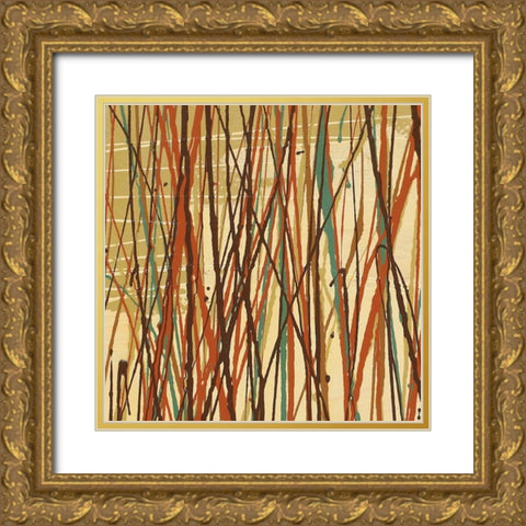 Contempo II Gold Ornate Wood Framed Art Print with Double Matting by Prentice, Susan