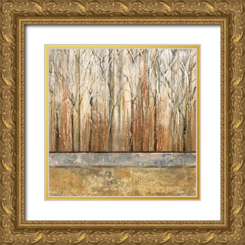 Telluride I Gold Ornate Wood Framed Art Print with Double Matting by King, Michael