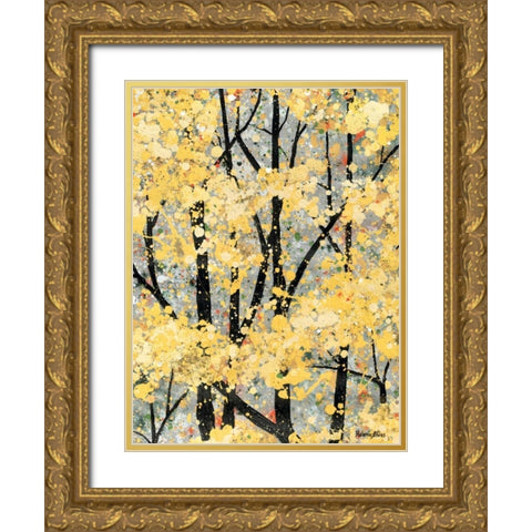 Early Spring II Gold Ornate Wood Framed Art Print with Double Matting by Alves, Helena