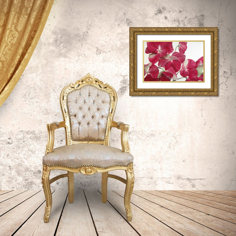 Floriade IV Gold Ornate Wood Framed Art Print with Double Matting by Poelstra-Holzhaus, Yvonne