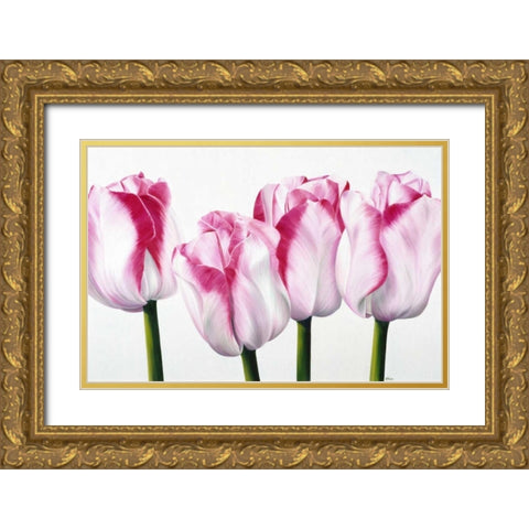 Dutch I Gold Ornate Wood Framed Art Print with Double Matting by Poelstra-Holzhaus, Yvonne