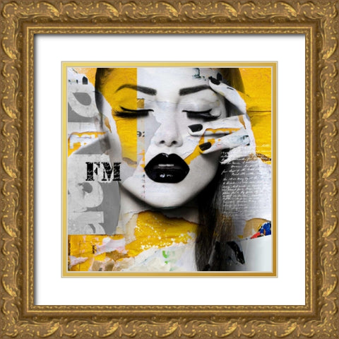 Absolutely beautiful II Gold Ornate Wood Framed Art Print with Double Matting by Bakker, Jochem