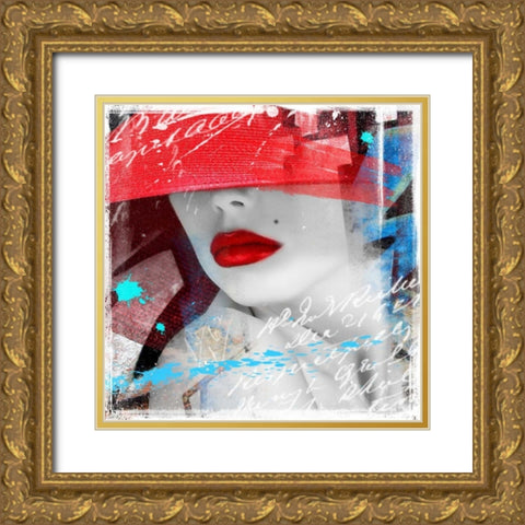 Glamorous IIII Gold Ornate Wood Framed Art Print with Double Matting by Bakker, Jochem