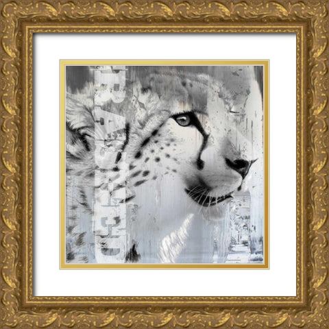 Rashed I Gold Ornate Wood Framed Art Print with Double Matting by Baker, Micha