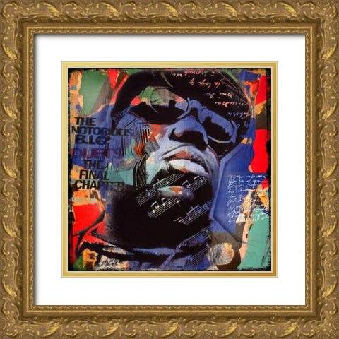 The notorius BLG Gold Ornate Wood Framed Art Print with Double Matting by Baker, Micha