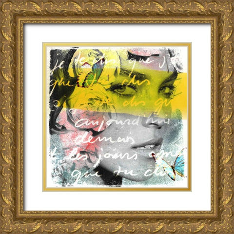 Join me Gold Ornate Wood Framed Art Print with Double Matting by Baker, Micha