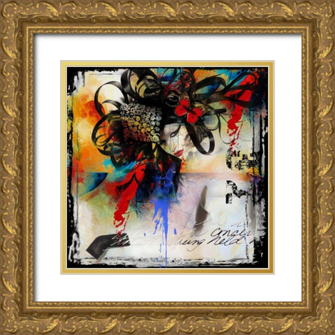 Elegant Gold Ornate Wood Framed Art Print with Double Matting by Baker, Micha