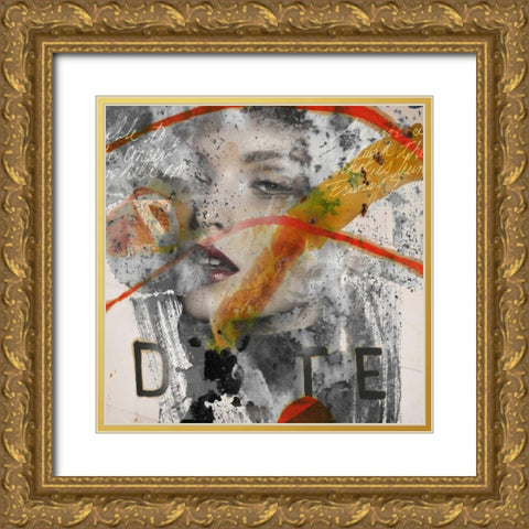 Sensations Gold Ornate Wood Framed Art Print with Double Matting by Baker, Micha