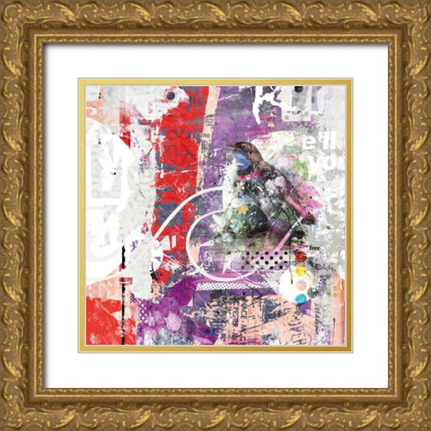 Nestology Gold Ornate Wood Framed Art Print with Double Matting by Albers, Teis