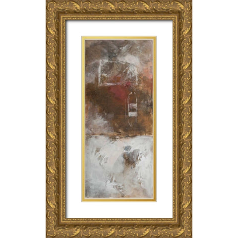 Abstract III Gold Ornate Wood Framed Art Print with Double Matting by Simonis, Julia