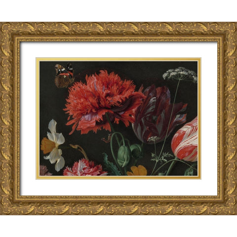 Botanic I Gold Ornate Wood Framed Art Print with Double Matting by Heem, JD