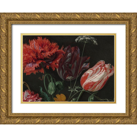 Botanic III Gold Ornate Wood Framed Art Print with Double Matting by Heem, JD