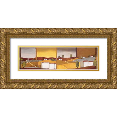 The Realm of fancy I Gold Ornate Wood Framed Art Print with Double Matting by Paus, Hans