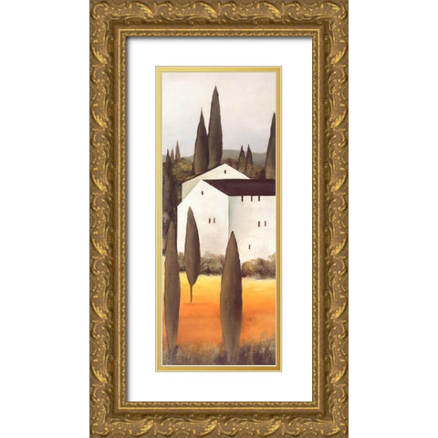 Twilight IV Gold Ornate Wood Framed Art Print with Double Matting by Paus, Hans