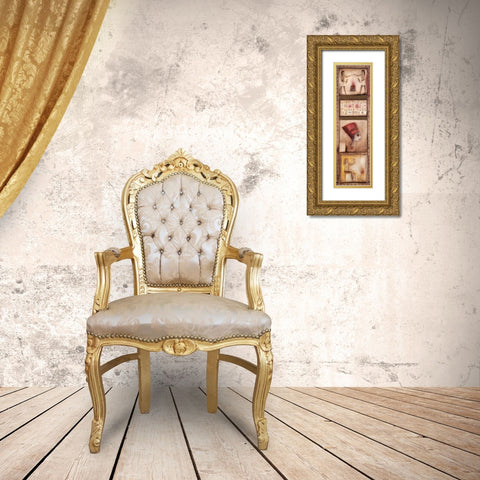 Egypt II Gold Ornate Wood Framed Art Print with Double Matting by Jan, Eelse Noordhuis