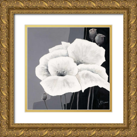 Decora II Gold Ornate Wood Framed Art Print with Double Matting by Roseboom, Jettie