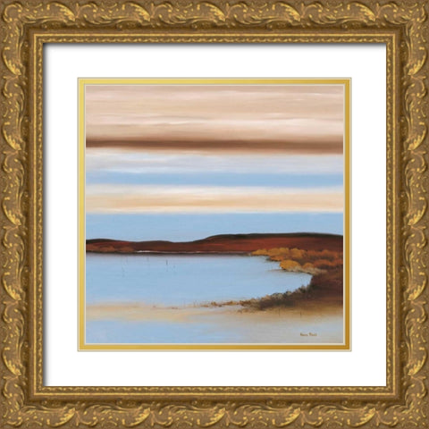 Luminous II Gold Ornate Wood Framed Art Print with Double Matting by Paus, Hans