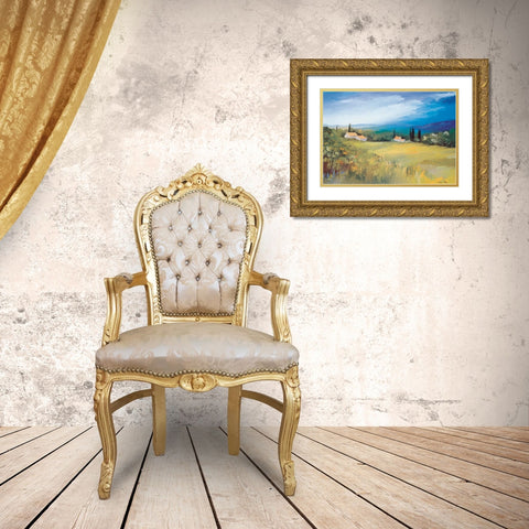 Somewhere in the South II Gold Ornate Wood Framed Art Print with Double Matting by Paus, Hans