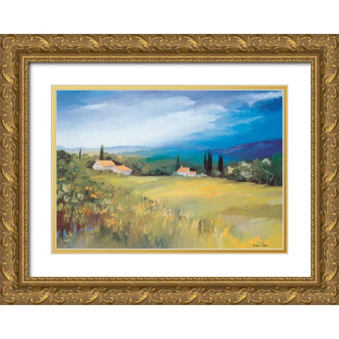 Somewhere in the South II Gold Ornate Wood Framed Art Print with Double Matting by Paus, Hans