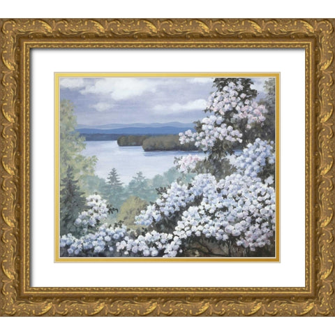 Water base I Gold Ornate Wood Framed Art Print with Double Matting by Heigl, Franz