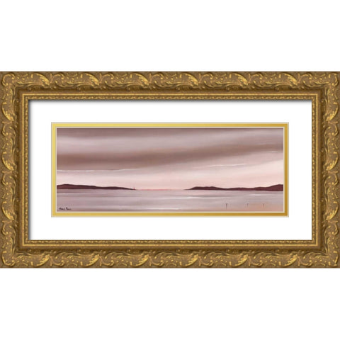 A place to mediate on I Gold Ornate Wood Framed Art Print with Double Matting by Paus, Hans