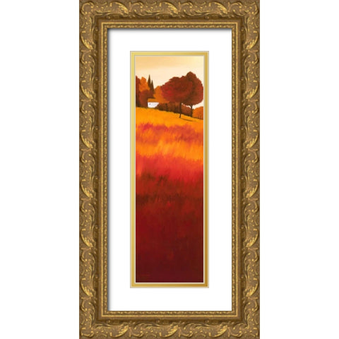 Serene II Gold Ornate Wood Framed Art Print with Double Matting by Paus, Hans