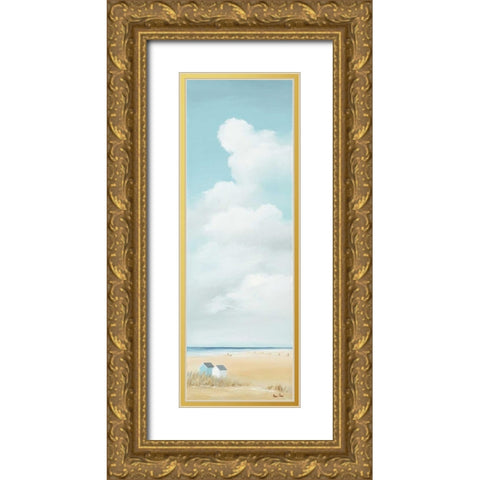 Summertime II Gold Ornate Wood Framed Art Print with Double Matting by Paus, Hans