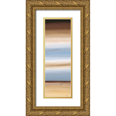 Luminous III Gold Ornate Wood Framed Art Print with Double Matting by Paus, Hans