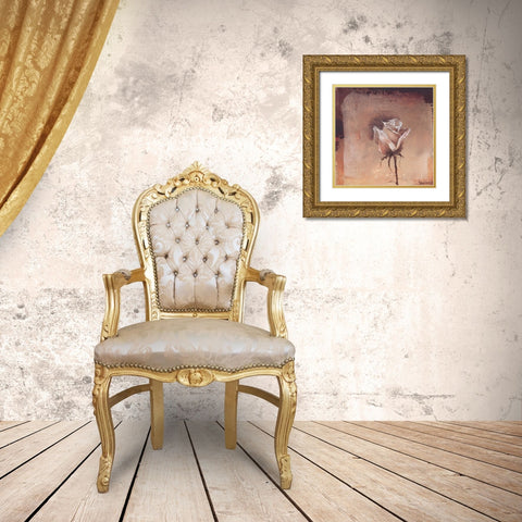 Alone I Gold Ornate Wood Framed Art Print with Double Matting by Vriesendorp, Heleen