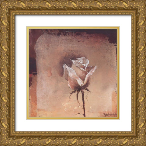 Alone I Gold Ornate Wood Framed Art Print with Double Matting by Vriesendorp, Heleen