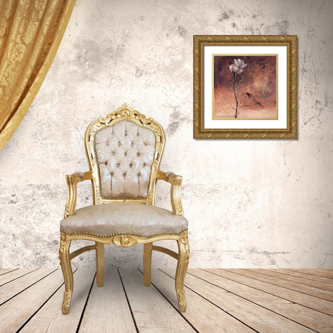 Alone II Gold Ornate Wood Framed Art Print with Double Matting by Vriesendorp, Heleen