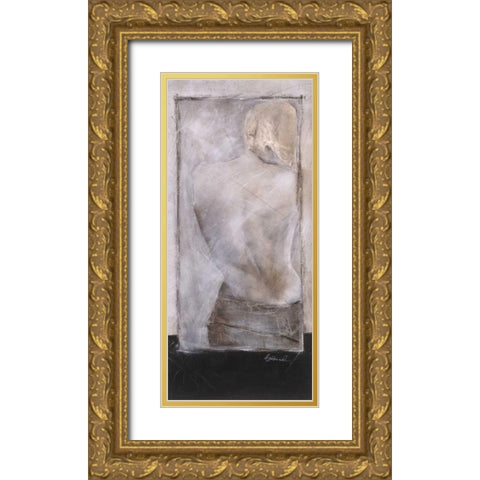 Private I Gold Ornate Wood Framed Art Print with Double Matting by Emanuel, Beate