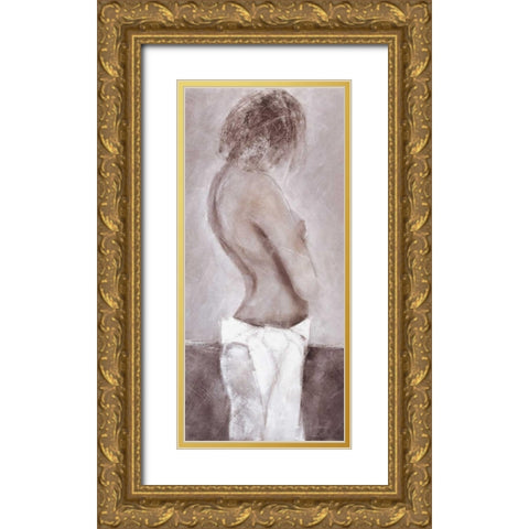 Private IV Gold Ornate Wood Framed Art Print with Double Matting by Emanuel, Beate
