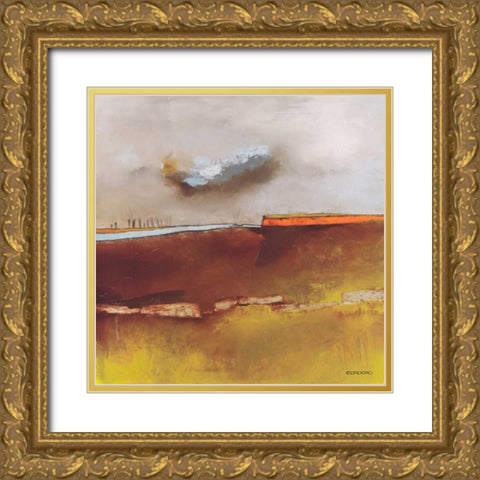 Fascinating Landscape I Gold Ornate Wood Framed Art Print with Double Matting by Cordaro, Emiliano