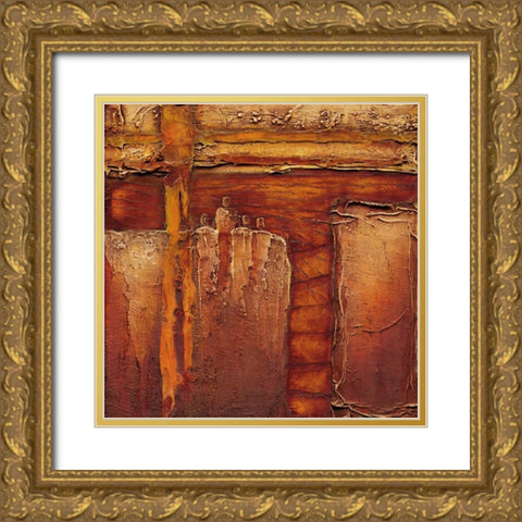 Join together I Gold Ornate Wood Framed Art Print with Double Matting by Optendrees, Liesbeth