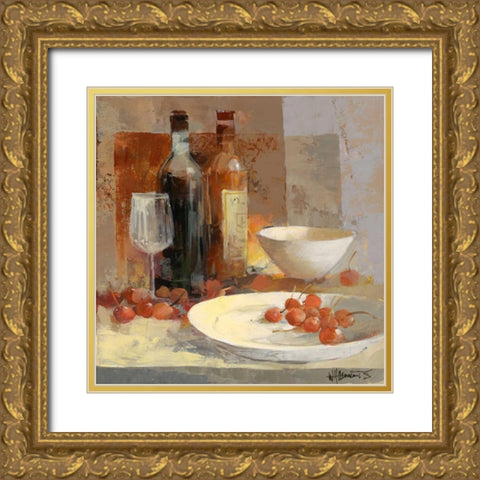 A good taste IV Gold Ornate Wood Framed Art Print with Double Matting by Haenraets, Willem