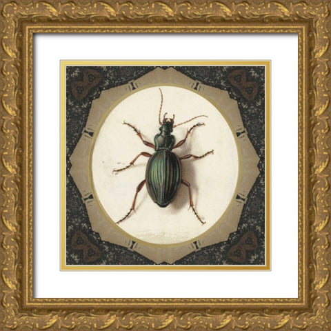 Bug me.. Gold Ornate Wood Framed Art Print with Double Matting by Waltz, Anne