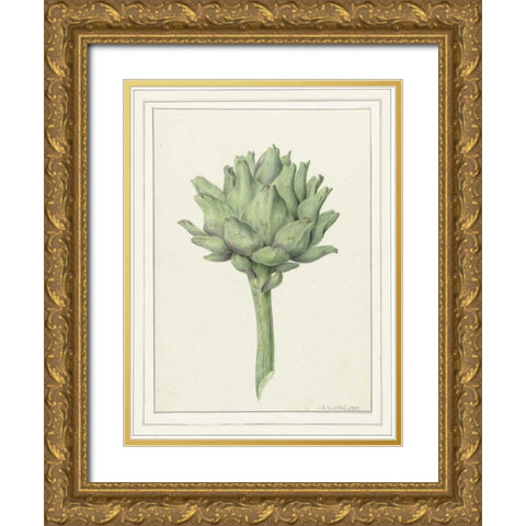 Classic veg Gold Ornate Wood Framed Art Print with Double Matting by Waltz, Anne