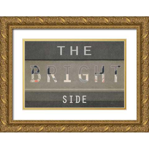 The bright side Gold Ornate Wood Framed Art Print with Double Matting by Waltz, Anne