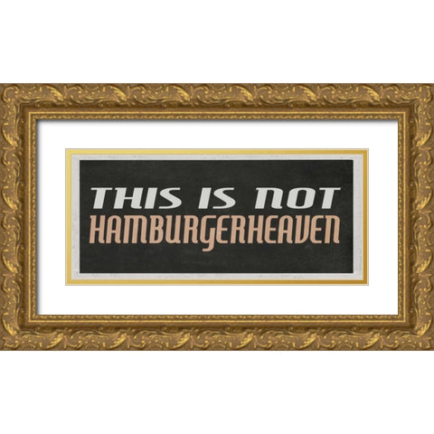 Hamburgerheaven Gold Ornate Wood Framed Art Print with Double Matting by Waltz, Anne