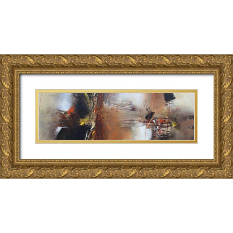 Emotional Rescue 7 Gold Ornate Wood Framed Art Print with Double Matting by Hansl, Alfred