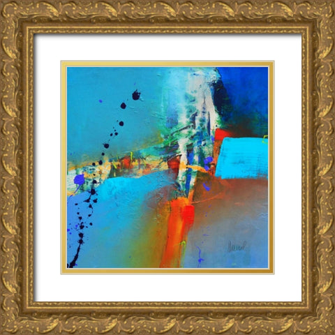 Concerto 3 Gold Ornate Wood Framed Art Print with Double Matting by Hansl, Alfred