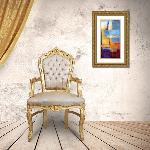 Deep View III Gold Ornate Wood Framed Art Print with Double Matting by Danckaert, Bea