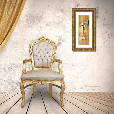 Souther Heights II Gold Ornate Wood Framed Art Print with Double Matting by Danckaert, Bea