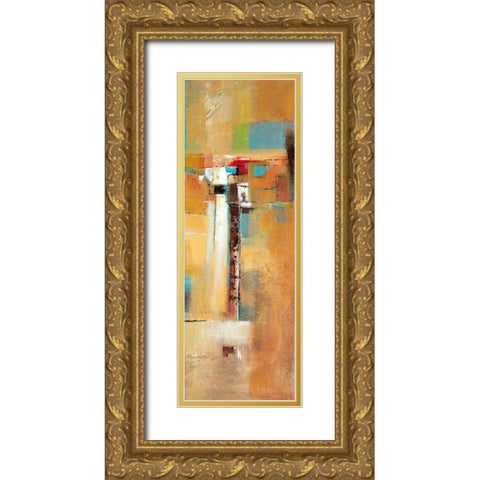 Souther Heights II Gold Ornate Wood Framed Art Print with Double Matting by Danckaert, Bea